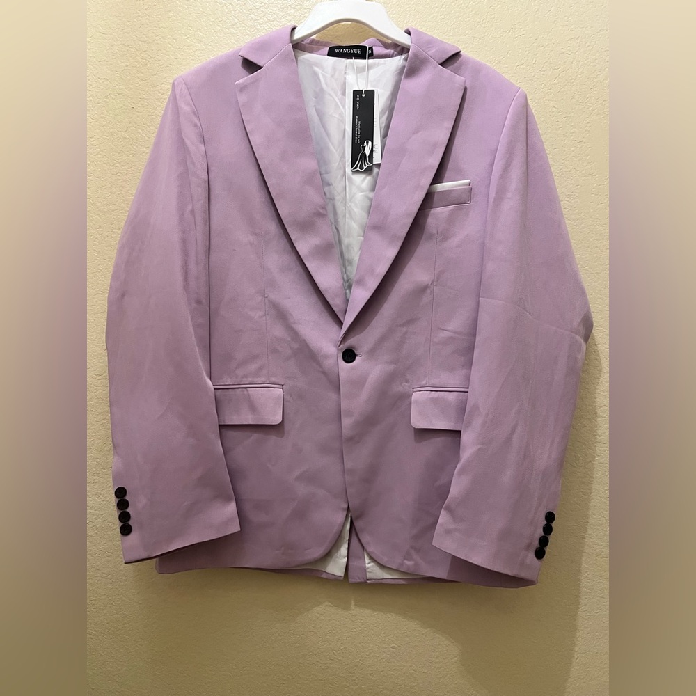 Stylish Men's Lavender Blazer